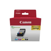 Canon CLI-571 C/M/Y/BK Multipack - 4-pack - 7 ml - svart,