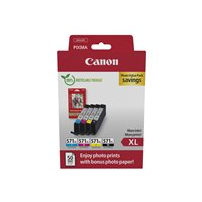 Canon CLI-571 XL C/M/Y/BK Photo Value Pack - 4-pack - 11 ml