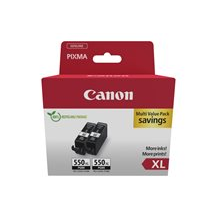 Canon PGI-550PGBK XL Twin pack - 2-pack - 15 ml - Lång