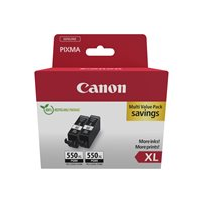 Canon PGI-550PGBK XL Twin pack - 2-pack - 15 ml - Lång