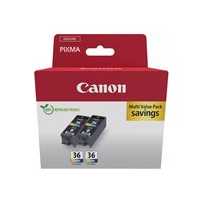 Canon CLI-36 Color Twin Pack - 2-pack - 12 ml - färg (cyan,