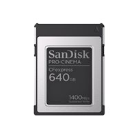 SanDisk PRO-CINEMA - Flash-minneskort - 640 GB - CFexpress,