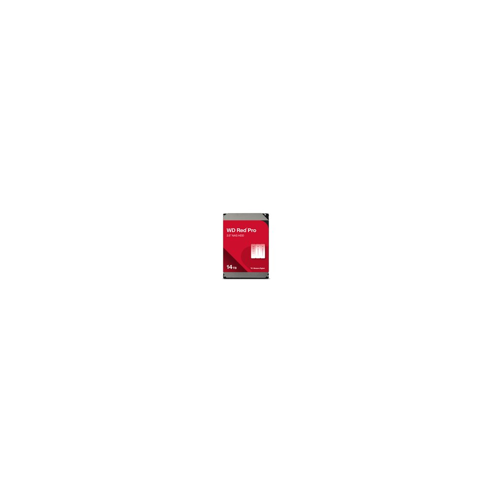 WD Red Pro WD142KFGX - Hårddisk - 14 TB - inbyggd - 3.5" -
