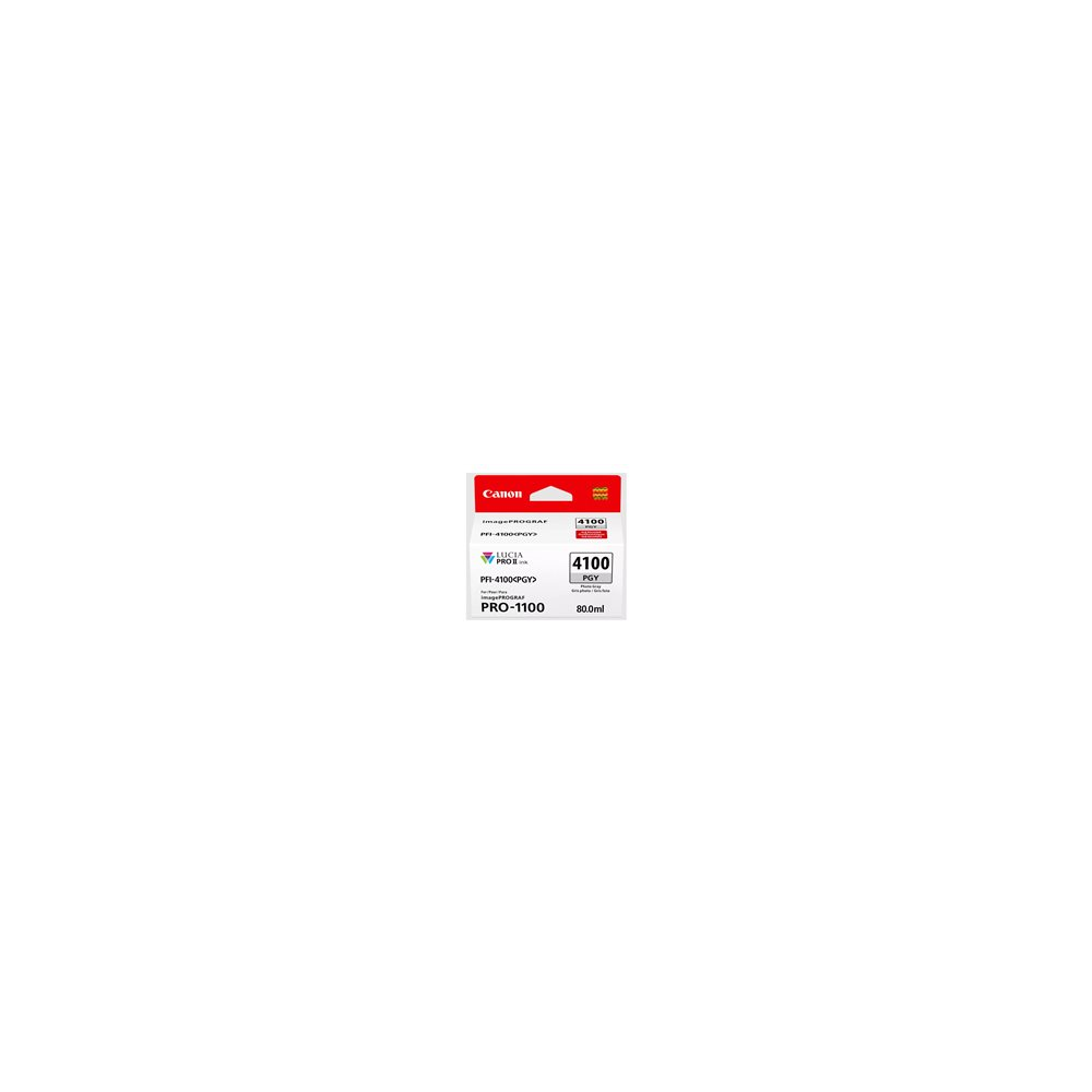 Canon PFI-4100 PGY - 80 ml - grå för fotoutskrift -