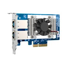 QNAP QXG-10G2T - Nätverksadapter - PCIe 3.0 x4 låg profil -