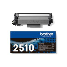 Brother TN-2510 - Hög kapacitet - svart - original - box -