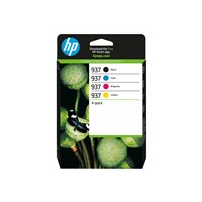 HP 937 - 4-pack - svart, cyan, magenta, gul - original -