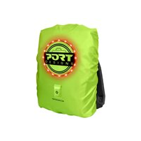 PORT Be VISIBL - Notebook carrying backpack rain cover - gul