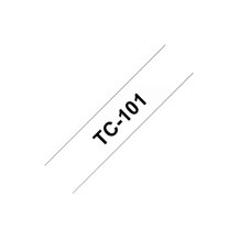 Brother - Svart, transparent - Rulle (1,2 cm x 7,7 m) 1 stk