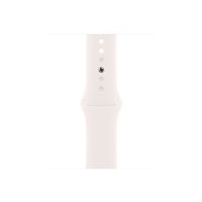 Apple - Band för smart klocka - 42mm - storlek S/M - ljus