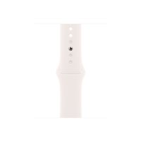 Apple - Band för smart klocka - 42mm - storlek M/L - ljus