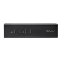StarTech.com 4-Port Dual-Monitor DisplayPort KVM Switch, 4K
