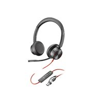Poly Blackwire 8225 - Blackwire 8200 series - headset - på