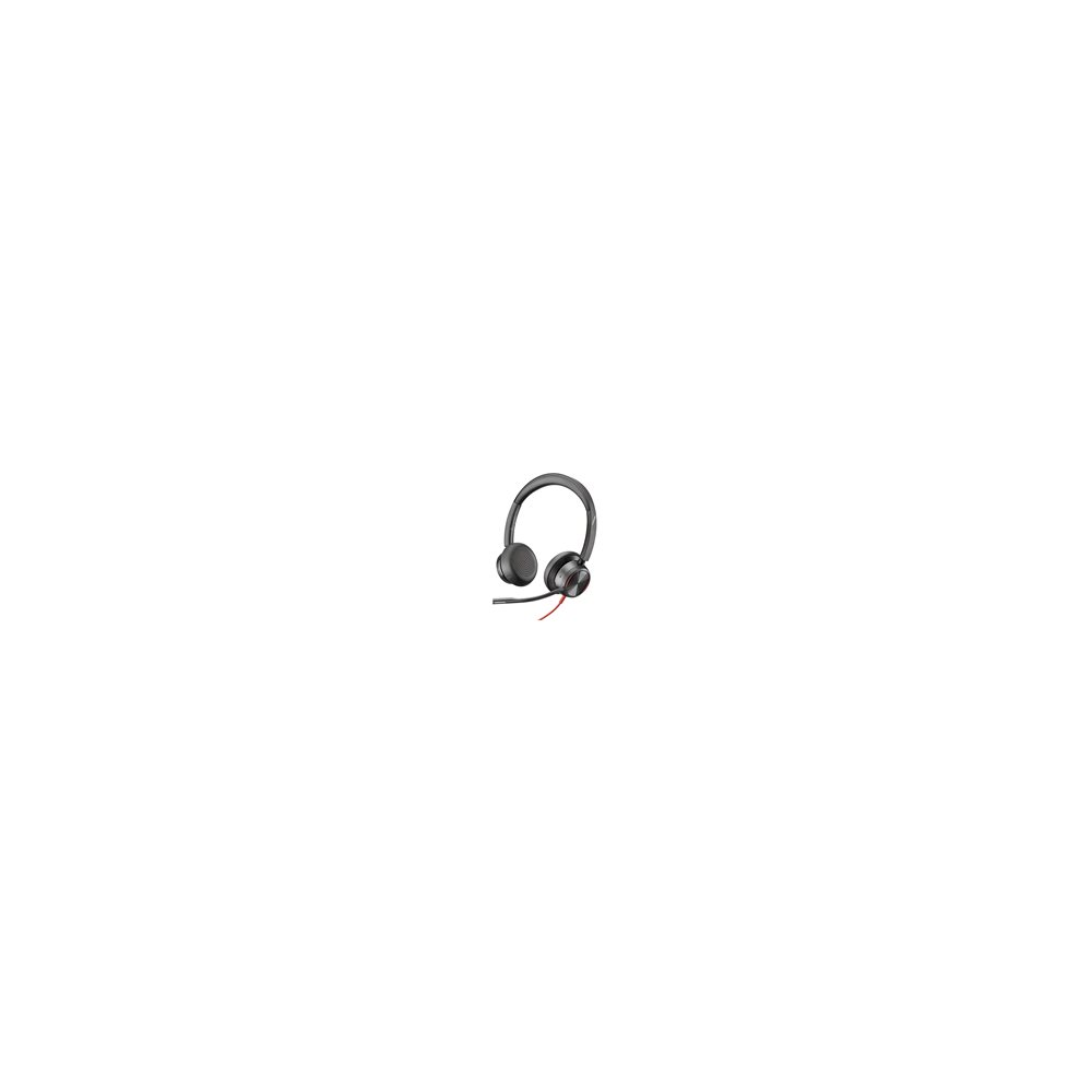 Poly Blackwire 8225 - Blackwire 8200 series - headset - på