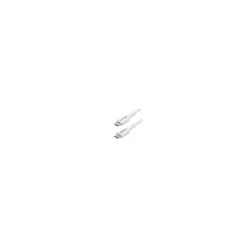 StarTech.com 2m (6.6ft) White USB-C Charging Cable, USB C