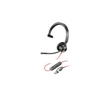 Poly Blackwire 3310 - Blackwire 3300 series - headset - på