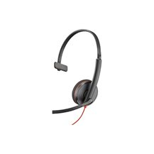 Poly Blackwire 3210 - Blackwire 3200 Series - headset - på