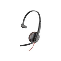 Poly Blackwire 3210 - Blackwire 3200 Series - headset - på