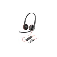 Poly Blackwire 3220 - Blackwire 3200 Series - headset - på