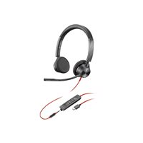 Poly Blackwire 3325 - Blackwire 3300 series - headset - på