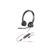 Poly Blackwire 3325 - Blackwire 3300 series - headset - på