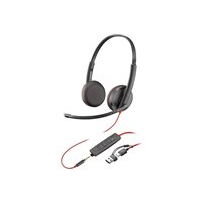 Poly Blackwire 3225 - Blackwire 3200 Series - headset - på