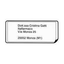 Brother DK-11208 - Svart på vitt - 400 adresslappar - för