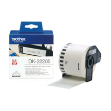 Brother DK-22205 - Svart på vitt - Rulle (6,2 cm x 30,5 m)
