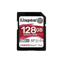 Kingston Canvas React Plus - Flash-minneskort - 128 GB -