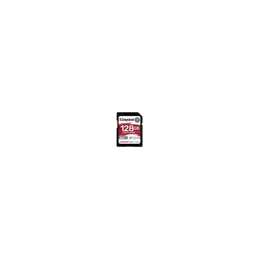 Kingston Canvas React Plus - Flash-minneskort - 128 GB -