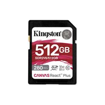 Kingston Canvas React Plus - Flash-minneskort - 512 GB -