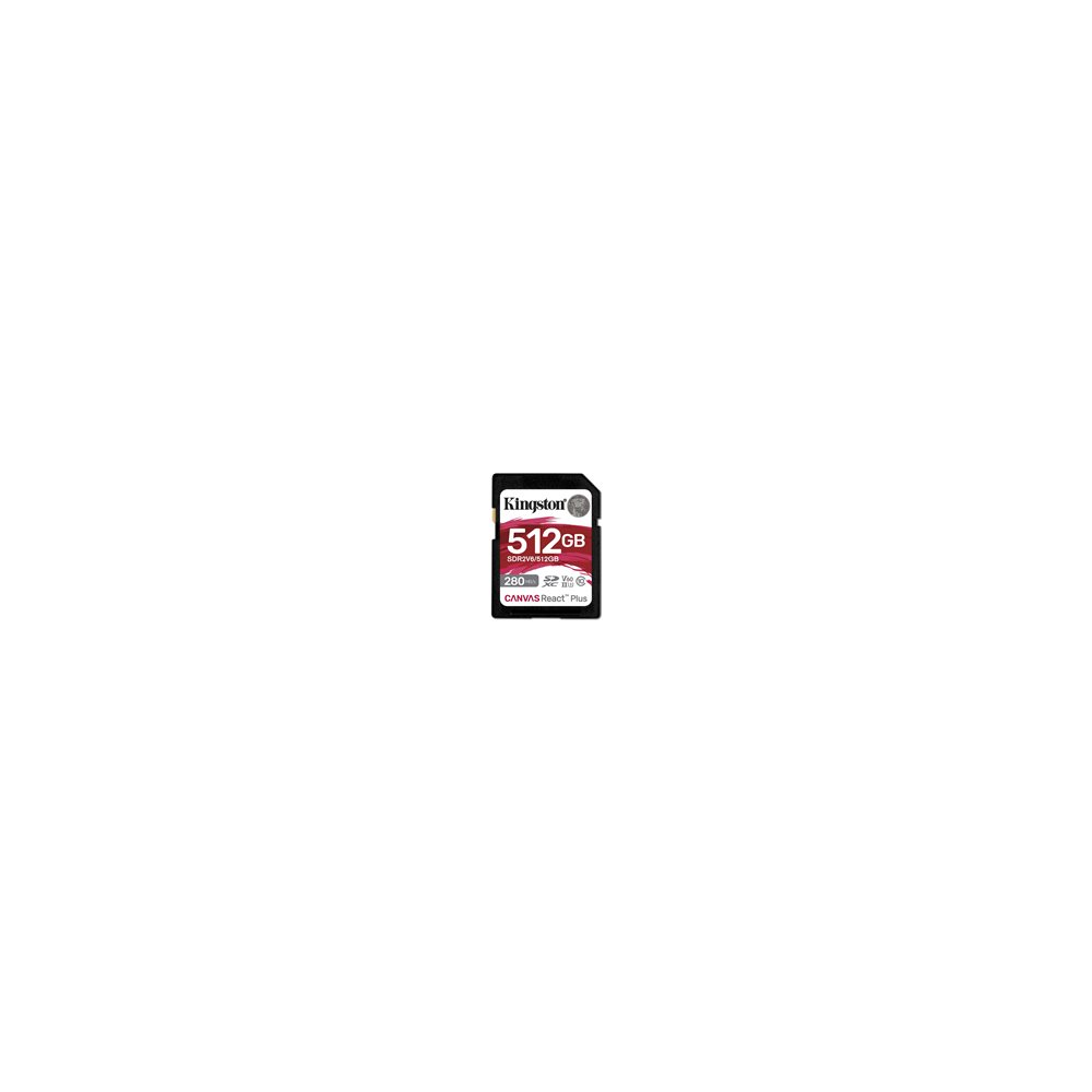 Kingston Canvas React Plus - Flash-minneskort - 512 GB -