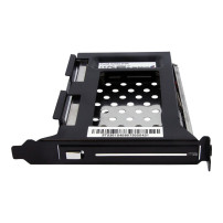 StarTech.com 2.5in SATA Removable Hard Drive Bay for PC Expansion Slot - Storage bay adapter - black - S25SLOTR - Adapter för la