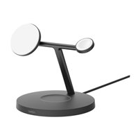 Belkin BoostCharge Pro 3-in-1 - Trådlöst laddställ - med