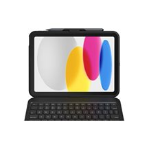 ZAGG Tough Keys - Tangentbord och foliefodral (fodral) -