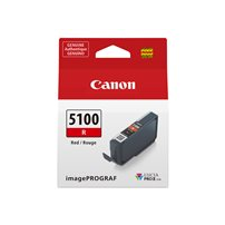 Canon PFI-5100 R - 14.4 ml - röd - original - hängande låda