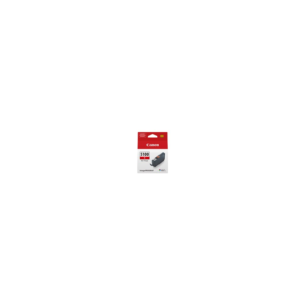 Canon PFI-5100 R - 14.4 ml - röd - original - hängande låda