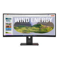 Lenovo ThinkVision T34WD-40 - LED-skärm - böjd - 34" - 3440