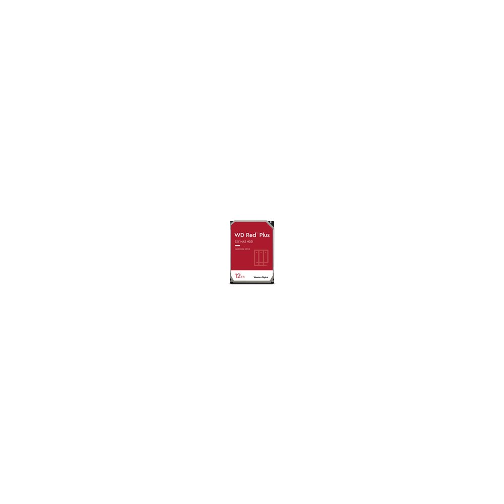 WD Red Plus WD120EFGX - Hårddisk - 12 TB - inbyggd - 3.5" -