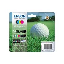 Epson 34XL - 4-pack - XL - svart, gul, cyan, magenta -