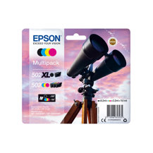 Epson 502/502XL Multipack - 4-pack - 19.1 ml - svart, gul,
