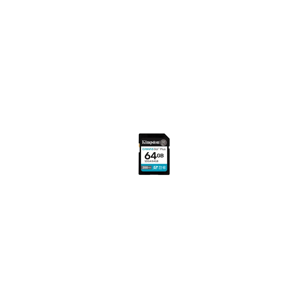Kingston Canvas Go! Plus - Flash-minneskort - 64 GB - Video