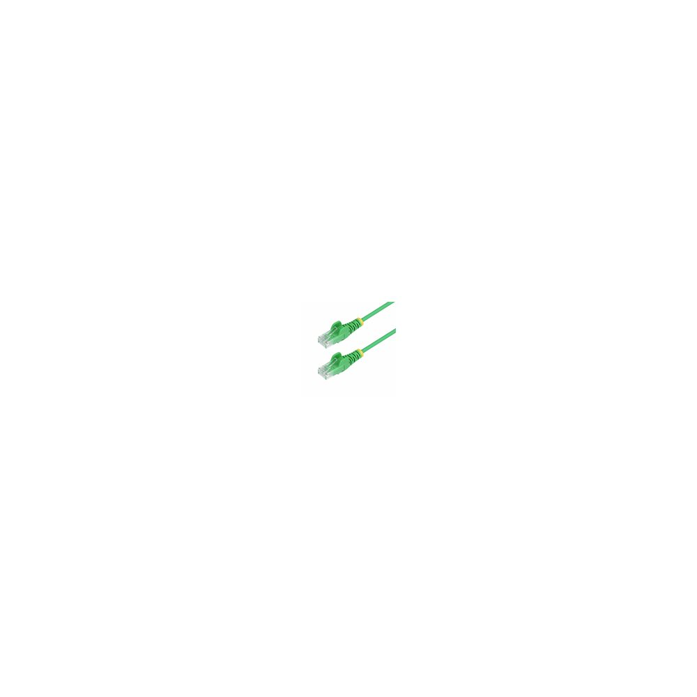 StarTech.com 2m Green Slim CAT6 Ethernet Cable, Snagless,
